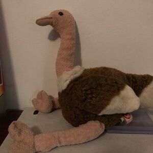TY Beanie Baby STRETCH the Ostrich (6.5 in)